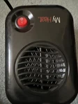 Lasko #100 Myheat Personal Ceramic Heater Black Used. Price: $17.00.