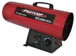 PT-125V-GF Protemp Propane Fan Portable Heater 10,0000 Btu 3,125 Sq. Ft. Red Open. Price: $144.04.