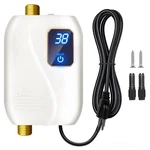 110V Tankless Water Heater Electric, 3000W White New. Price: $99.99.