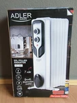 Adler Oil Radiator 7 Fins White 1500W Electric Heater New. Price: $56.84.