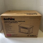 Duraflame Tabletop Electric Bronze Fireplace With Effect DFS-559-02 New. Price: $75.00.