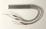 (quantity 4) Tempco Cartridge Heaters 1/4"OD 6"L 120V 100W Ss Braid HDC34553 New. Price: $55.00.