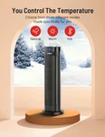 Paris Rh Ne 1500W Fast Heating Electric Ceramic Space Heater PE-HE018 Black Used. Price: $37.66.