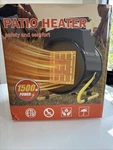 Buyplus Fan Heater 1500W Portable Electric Temperatures Knob New. Price: $15.00.