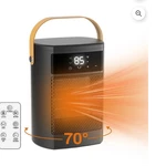 Behome 1500W Space Heater Ptc Ceramic Portable W/ Remote 70 Oscillating 12H New. Price: $20.50.