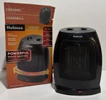 Holmes Oscillating Ceramic Space Heater HCH5250B-TG 1500 Watt Black Tested Used. Price: $29.99.