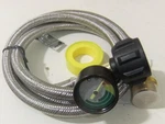 6FT Propane Hose Adapter W/ Gauge 1-20LB Fit Weber Grill Coleman Mr Heater Bbq Open. Price: $15.00.