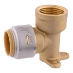 Sharkbite U340LFA 200 Psi Brass Drop Ear Elbow 3/4 Push X Fpt Dia. In. New. Price: $17.18.