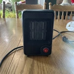 Easy Home Tabletop Ceramic Personal Heater Fan Forced Used. Price: $14.99.