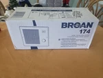 Broan 174 Wall Heater, White Grille With Built-in Adjustable Thermostat Open. Price: $103.99.
