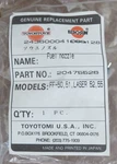 Toyostove Fuel Nozzel Toyotomi Ff 50,51, Laser 52, Part No. 20475526 New. Price: $29.97.