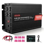 Vevor 1500W Power Inverter 12V Dc To 120V Ac Pure Sine Remote Control Usb Type-c New. Price: $119.90.