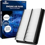 Replacement Engine Air Filter, Efficient Filtration Offrs 99% Purification, New. Price: $15.74.