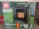 Ozark Trail 10,000 Btu Portable Propane Heater Open. Price: $44.99.