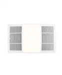 Broan Nutone 70/ Cfm Heater Led Light Exhaust Fan Cover Upgrade Model FG80HBS Open. Price: $75.99.