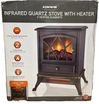 Konwin FP202-Q Black Steel 1000W 12.5A Electric Infrared Stove Heater In. Open. Price: $130.50.