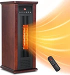 1500W Electric Infrared Space Heater, Quartz With Tip-over & Overheat Pro Brand. Price: $79.99.