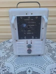 Tpi Corporation 188TASA Fan Forced Portable Heater, Milk House Style Used. Price: $70.00.