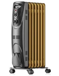 Pelonis Oil Filled Radiator Electric Radiant Heater 1500W Timer Thermostat Open. Price: $76.76.