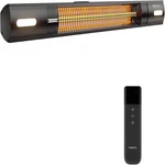 Yeserli Wall Mounted Patio Heater Led Light 1500W Electric Outdoor New. Price: $196.95.