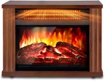 Airchoice Mini Wooden Space Tabletop Fireplace Heater With 3D Realistic Flame New. Price: $59.99.