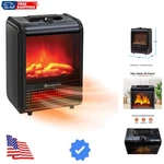 Electric Mini Fireplace Space Heater With Realistic 3D Flame, Stay-cool Body,... New. Price: $66.39.