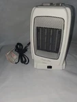 Comfort Glow CEH255 Oscillating Ceramic Safety Furnace - White Open. Price: $35.00.