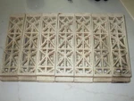 Vintage Dearborn Radiant Ceramic Heater Grates Insert Bricks 8 Lot Of Used. Price: $99.99.