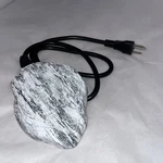 Heated Stone Hand Warmer Portable Electric Bird Bath Heater Used. Price: $19.99.
