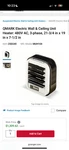 Qmark Heater MUH0571 Used. Price: $200.00.