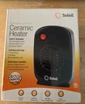 Soleil Personal Electric Ceramic Heater 250W New In Box. Price: $15.85.