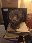 Vintage PH2A1C Metal Copper Toned Radiant Sun Disc Heater - Used. Price: $30.00.