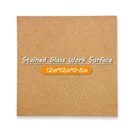12"X12"X0.5" Stained Glass Supplies - Heat Resistant Work Surface, Cutting Mat New. Price: $12.38.