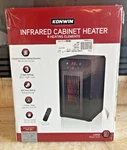 Konwin Infrared Cabinet Heater 1500W Quartz 6 Element Large Room W/ Remote Open. Price: $39.99.