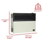 Ashley Hearth Indoor Propane Convection Heater 570 Sq Ft Coverage Low Price New. Price: $425.00.