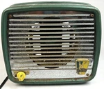 Vintage Emerson Electric Model M-1650 Teal Green Forced Air Space Heater Works Used. Price: $59.99.