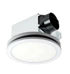 Delta Breez ITG100RLED Cfm Exhaust Fan, Edge-lit Flat Round Panel, White New. Price: $149.99.