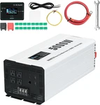 5000 Watts Power Inverter, Pure Sine Wave 24V Dc To 120V Ac Off Grid Solar. Price: $677.24.