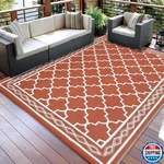 Garveehome Outdoor 8X10 Reversible Mats, Plastic Straw Rug, Large Floor New. Price: $73.47.