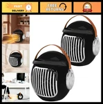 2 Pack Compact Personal Electric Desk Heater, 500W Ptc Fast Heating, Safe & Ener New. Price: $45.99.