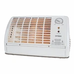 Optimus H-2210A Portable Fan Forced Radiant Heater With Thermostat- White New. Price: $49.99.