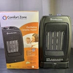 Comfort Zone CZ448 Oscillating Ceramic Heater 1500W 5120 Btus 120V Ac 12.2AMP Used. Price: $23.99.