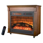 26" Portable Infrared Rolling Mantel Fireplace Realistic 3D Flame Auto Shut Off New. Price: $68.00.