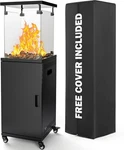 Pamapic 41,000 Btu Propane Patio Heater With Wheels & Cover,csa Certified Out... New. Price: $266.69.
