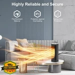 Winhl Space Heater 1500W Ceramic Indoor Thermostat Remote New. Price: $64.99.