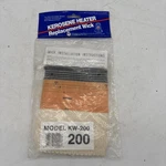 Mr Bar-b-q Kerosene Heater Replacement For Wick KW-200 076903042003 New. Price: $14.99.