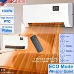 Electric Wall Heater 1500W Fast Heating Quiet Remote Timer Eco Mode Oscillation New. Price: $149.90.