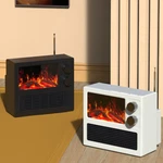 7.8" Electric Fireplace Freestand 1000W Portable Space Heater 3D Life-like New. Price: $56.18.