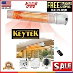 Wall Mounted Patio Heater Outdoor Electric Infrared 1500W Waterproof W/remote New. Price: $68.95.