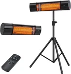Infrared Electric Patio Heater, Colliford Indoor/outdoor Standing New. Price: $317.57.
